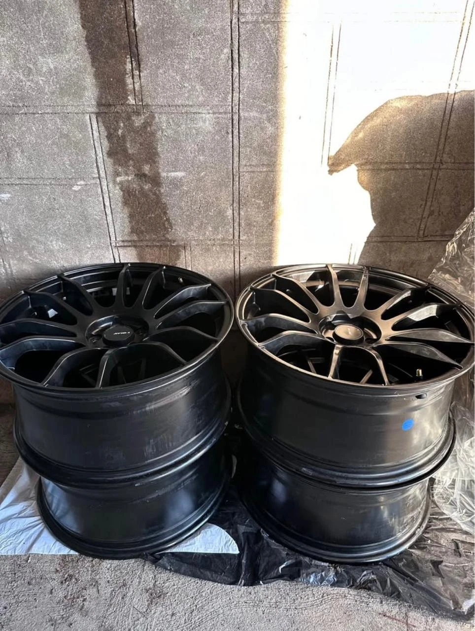 18” AVID Matte Black Rims – Set of 4 - photo 2