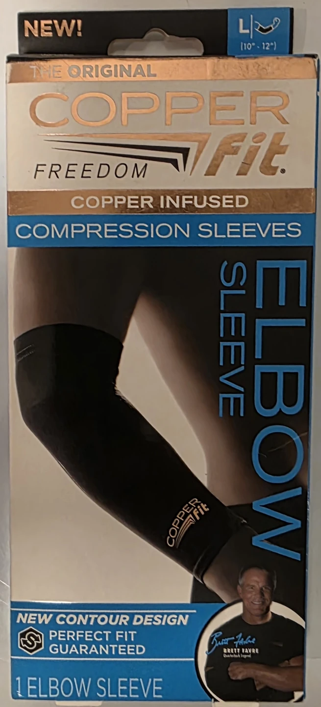 Copper Fit Elbow Compression Sleeve - Large