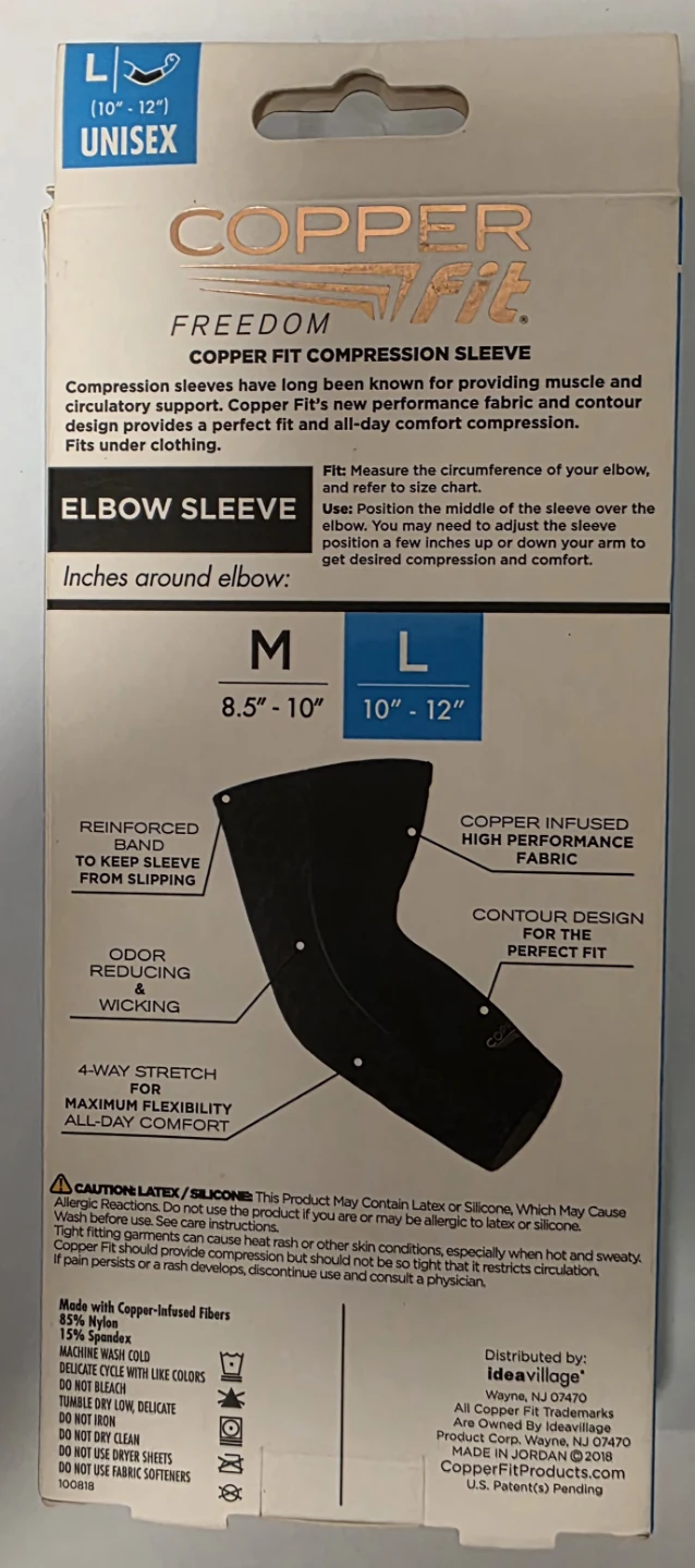 Copper Fit Elbow Compression Sleeve - Large - photo 2