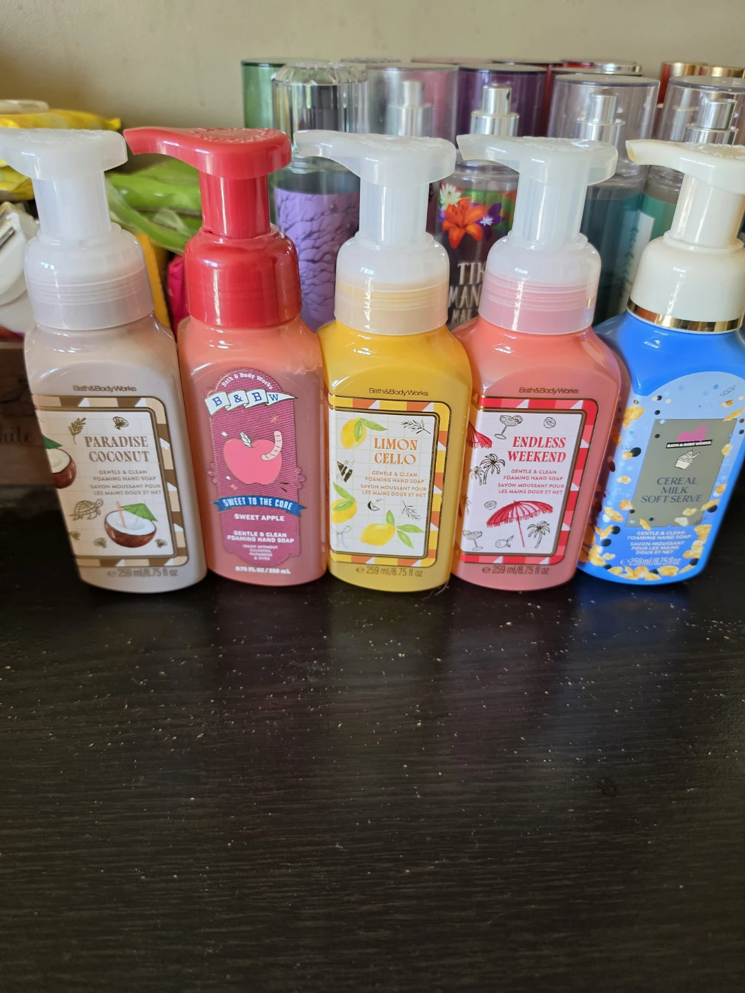Bath & Body Works Gentle & Clean Foaming Hand Soap Lot 8 bottles