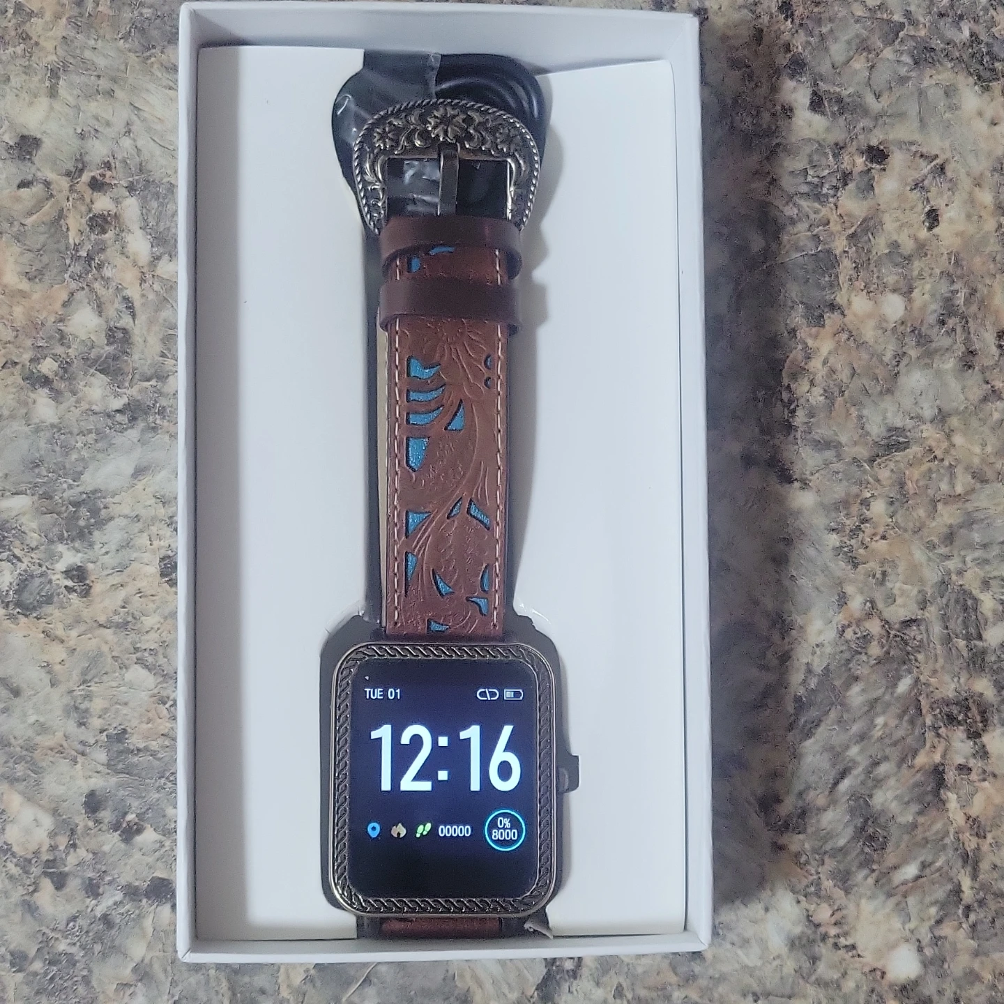 Women's Smartwatch with Western Style Leather Band - photo 5