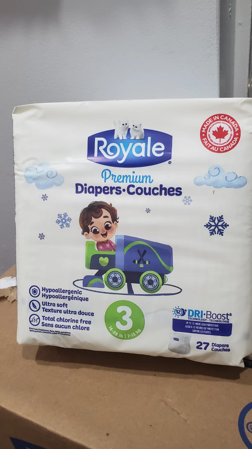 Royale Premium Diapers Size 3 (27 Count) - photo 4