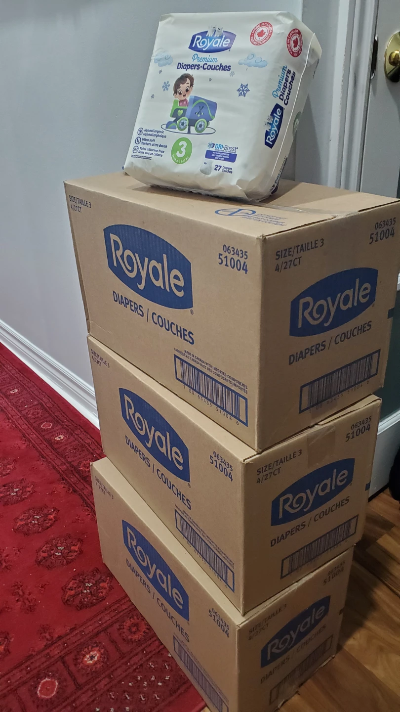 Royale Premium Diapers Size 3 (27 Count) - photo 5