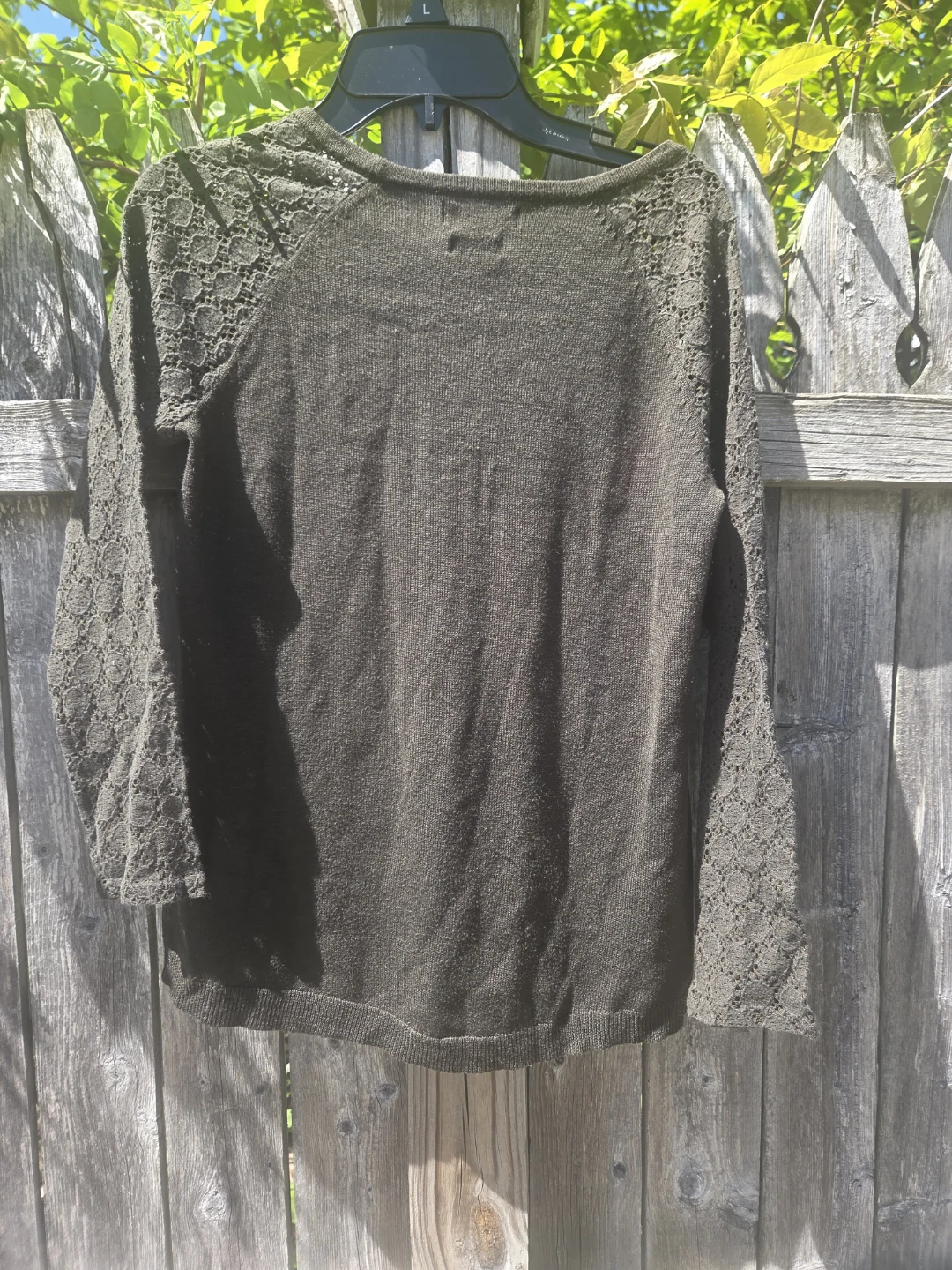 Van Heusen Women's Lace Sleeve Sweater - XS/TP - photo 4