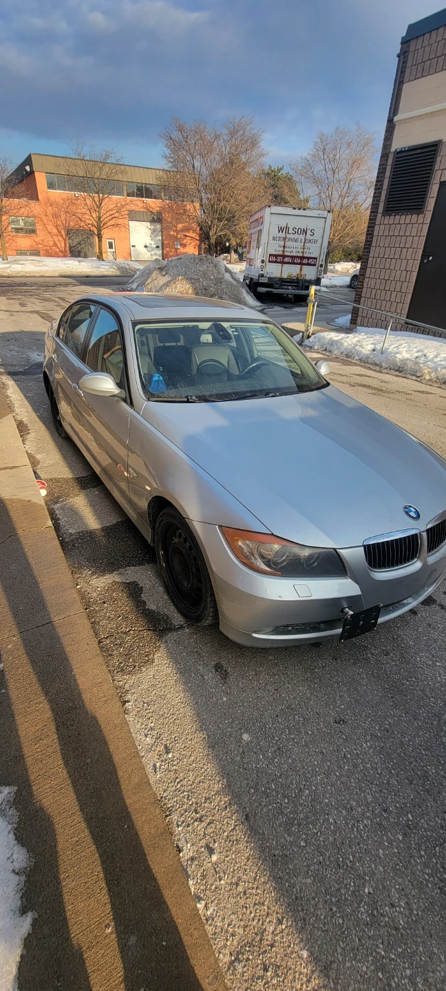 Silver BMW 3 Series Sedan