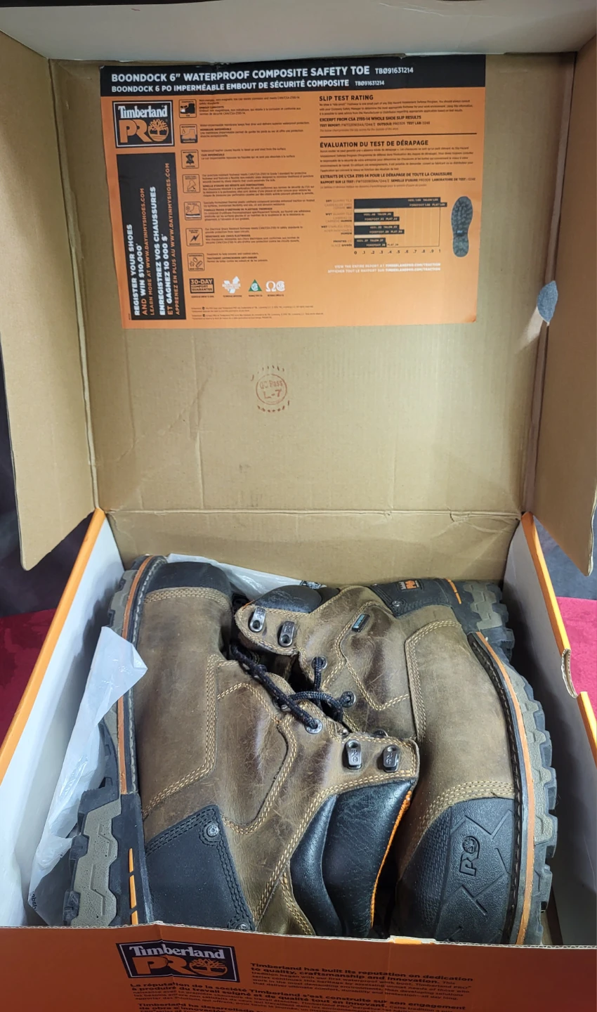 Timberland PRO Boondock Waterproof Composite Toe Work Boots