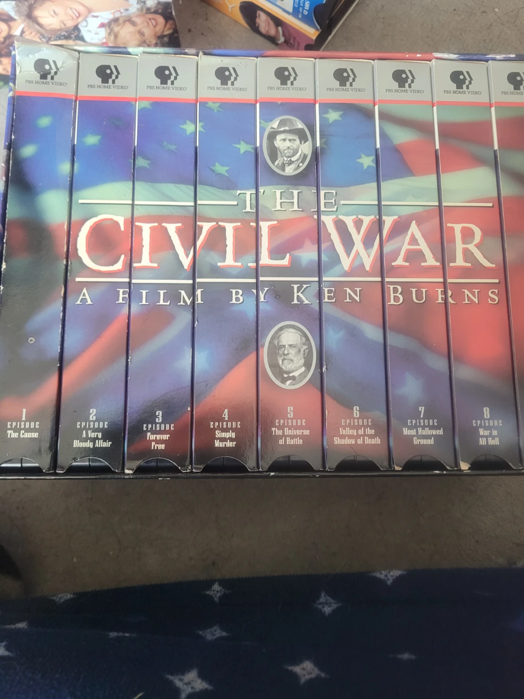 The Civil War A Film by Ken Burns PBS Home Video 9-VHS Set