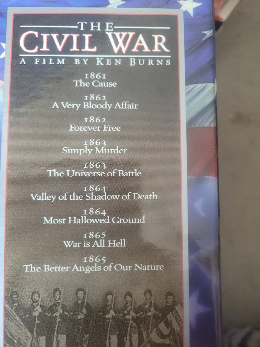 The Civil War A Film by Ken Burns PBS Home Video 9-VHS Set - photo 2