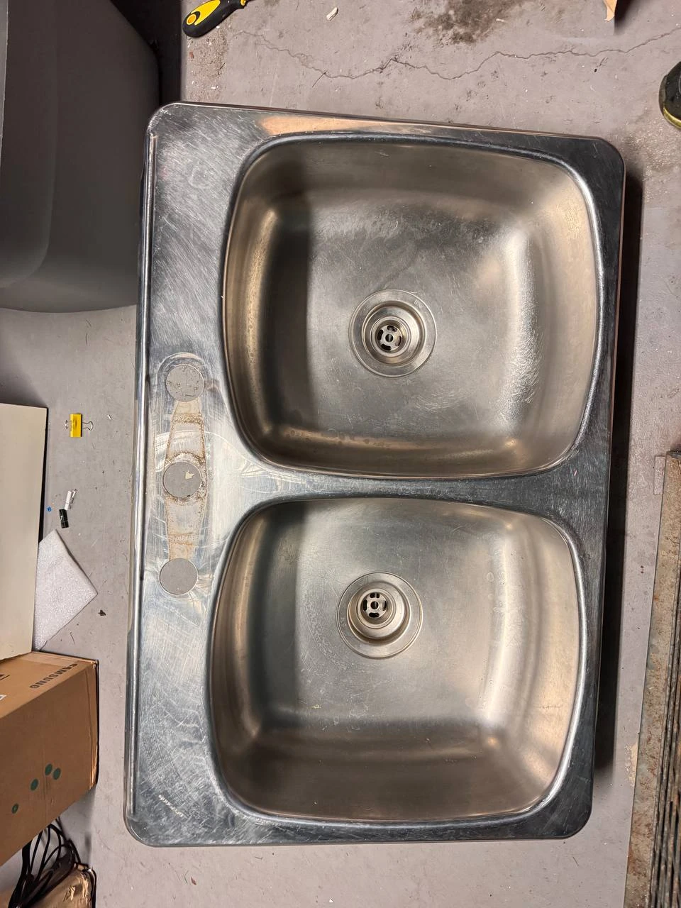 Stainless Steel Double Bowl Kitchen Sink - photo 3