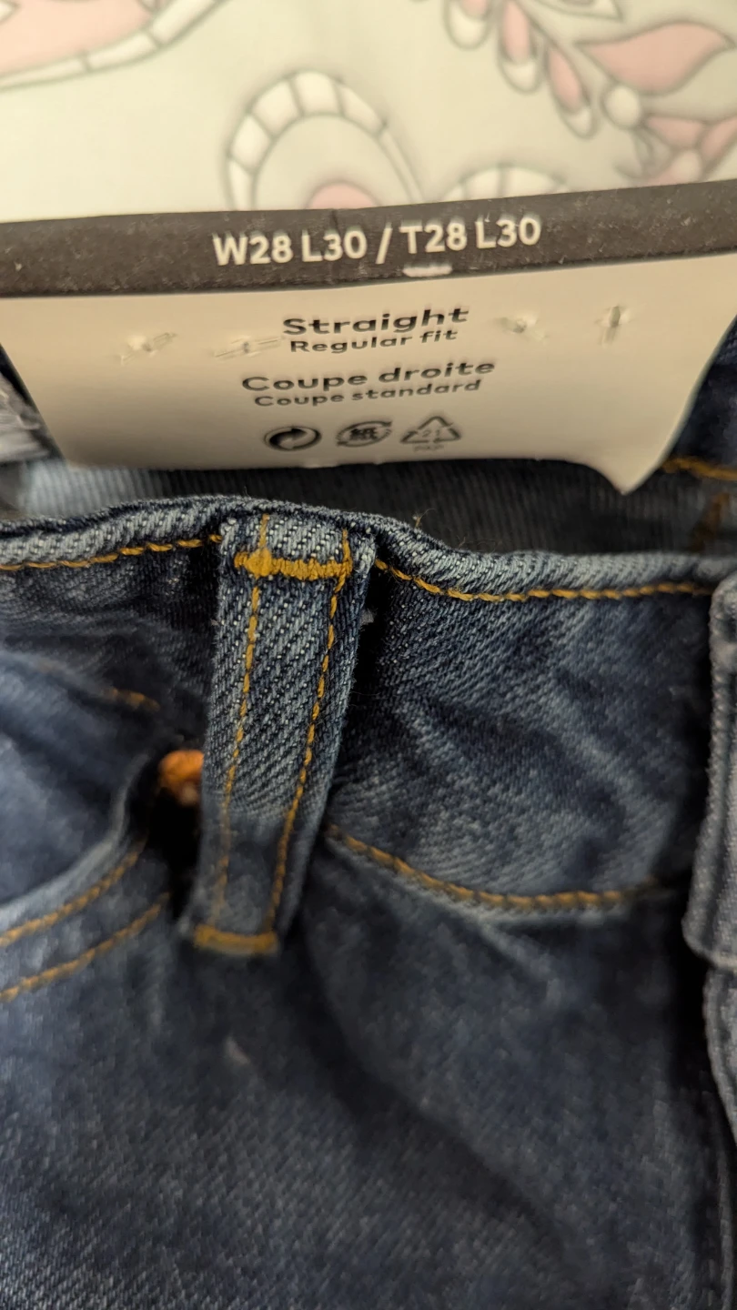 Men's H&M Straight Fit Denim Jeans - W28 L30 - photo 3