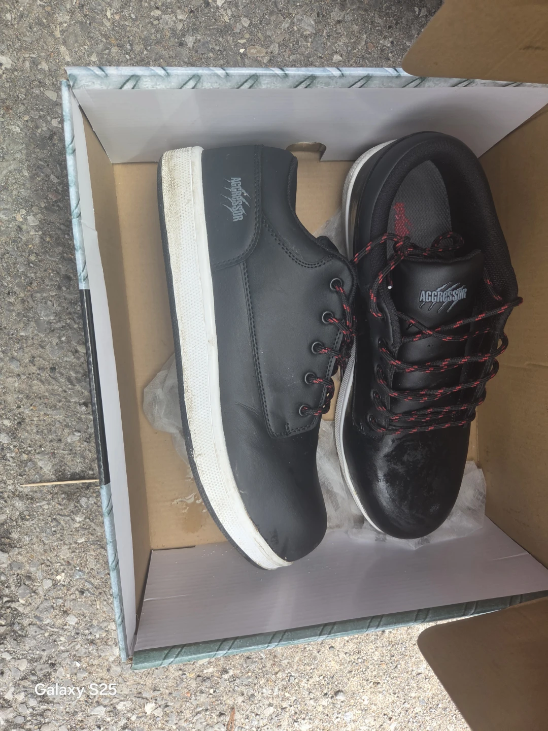 Aggressor Black Work Shoes - photo 2