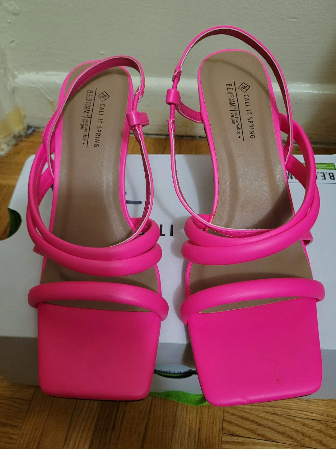Pink Strappy Heels sz 8