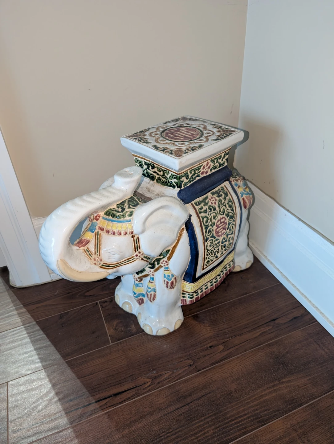 Ceramic Elephant Statue