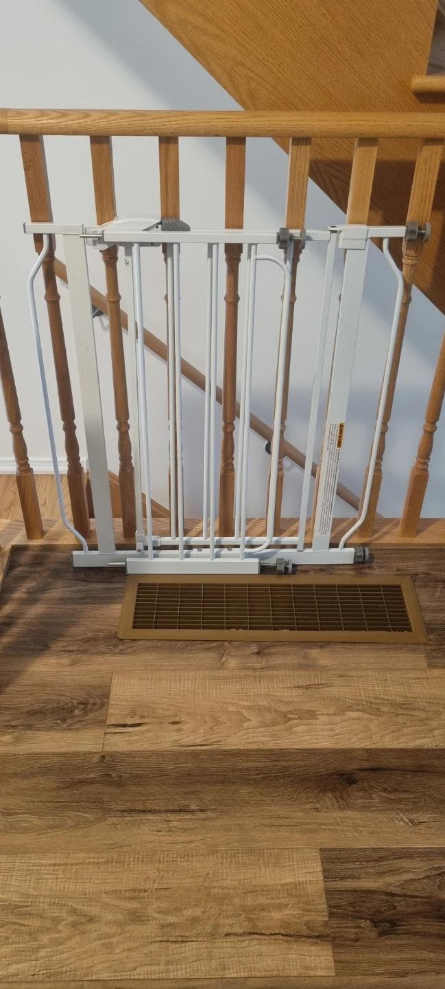 White Metal Baby Safety Gate
