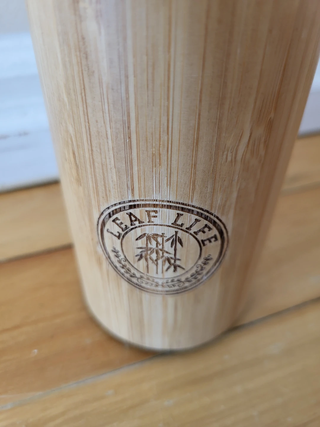 Bamboo Stainless Steel Water Bottle / Thermos - photo 3
