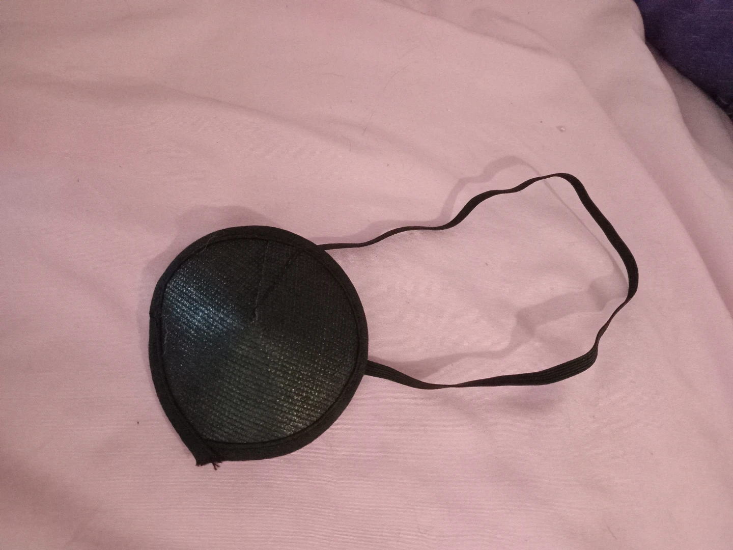 Black Eye Patch with Elastic Strap
