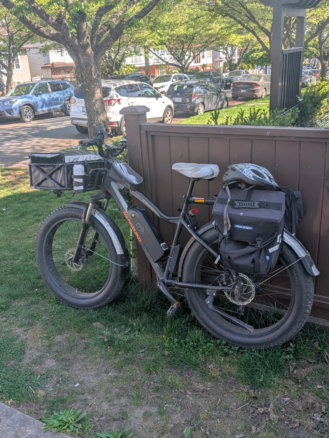 RAD Power Bikes Fat Tire Electric Bike with Racks