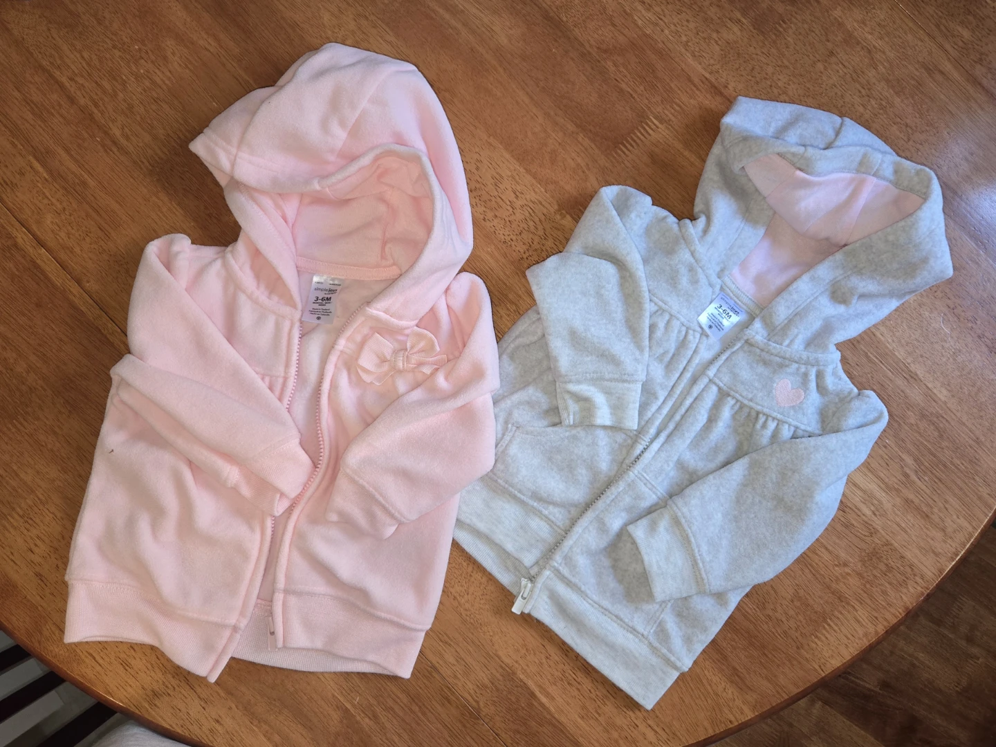 Baby Girl Hoodies - Carter's - 3-6 Months