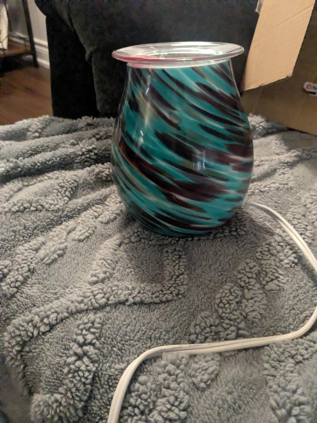 Glass Swirl Wax Melt Warmer