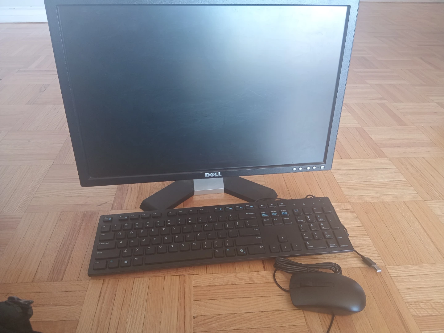 Dell E207WFP 20" Widescreen LCD Monitor with Keyboard and Mouse