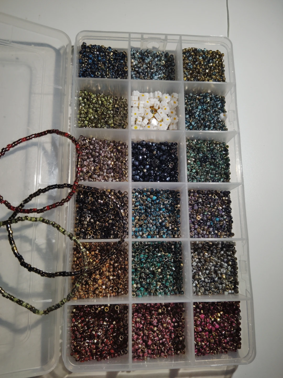 Glass Beads with box
