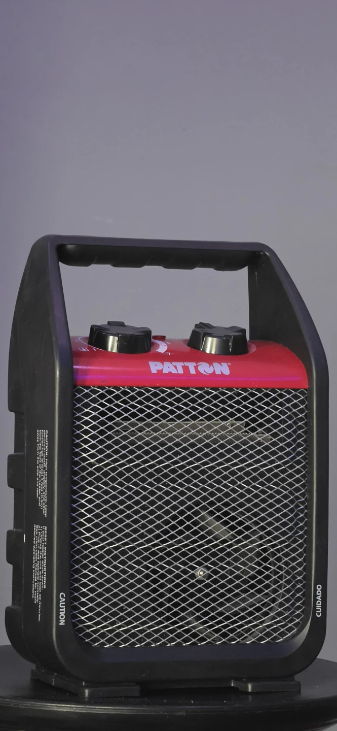 2 Patton 1500W Portable Space Heaters - Excellent Condition