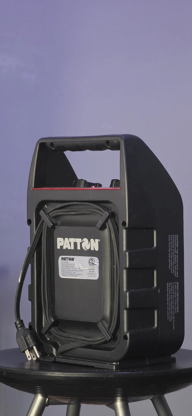 2 Patton 1500W Portable Space Heaters - Excellent Condition - photo 2