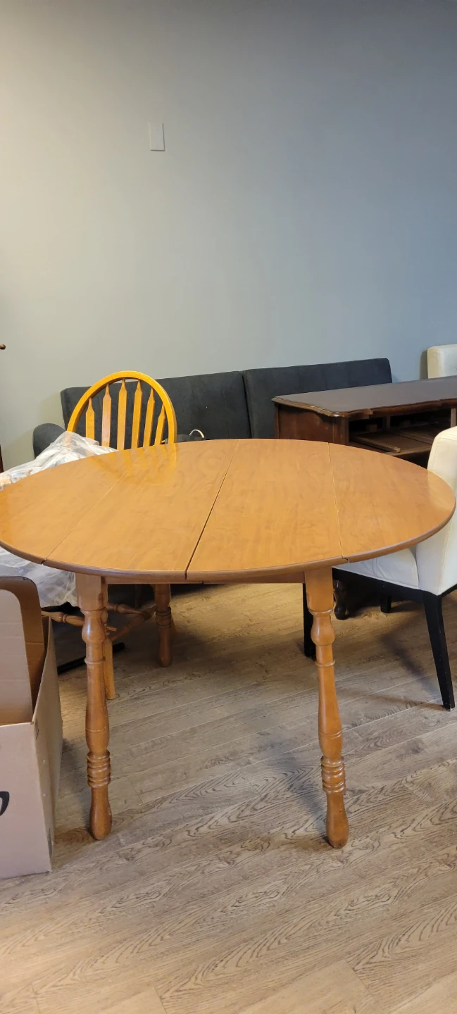 Free Drop Leaf Dining Table - Oak Finish - photo 2