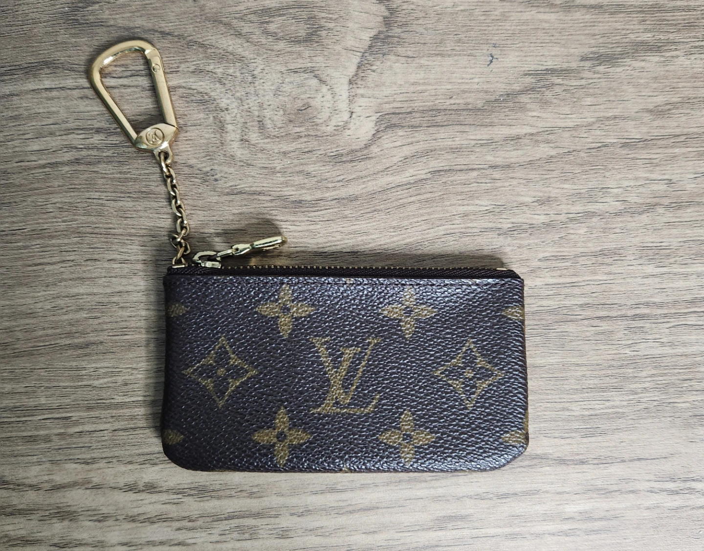 Louis Vuitton Monogram Mini Pouch with Keyring