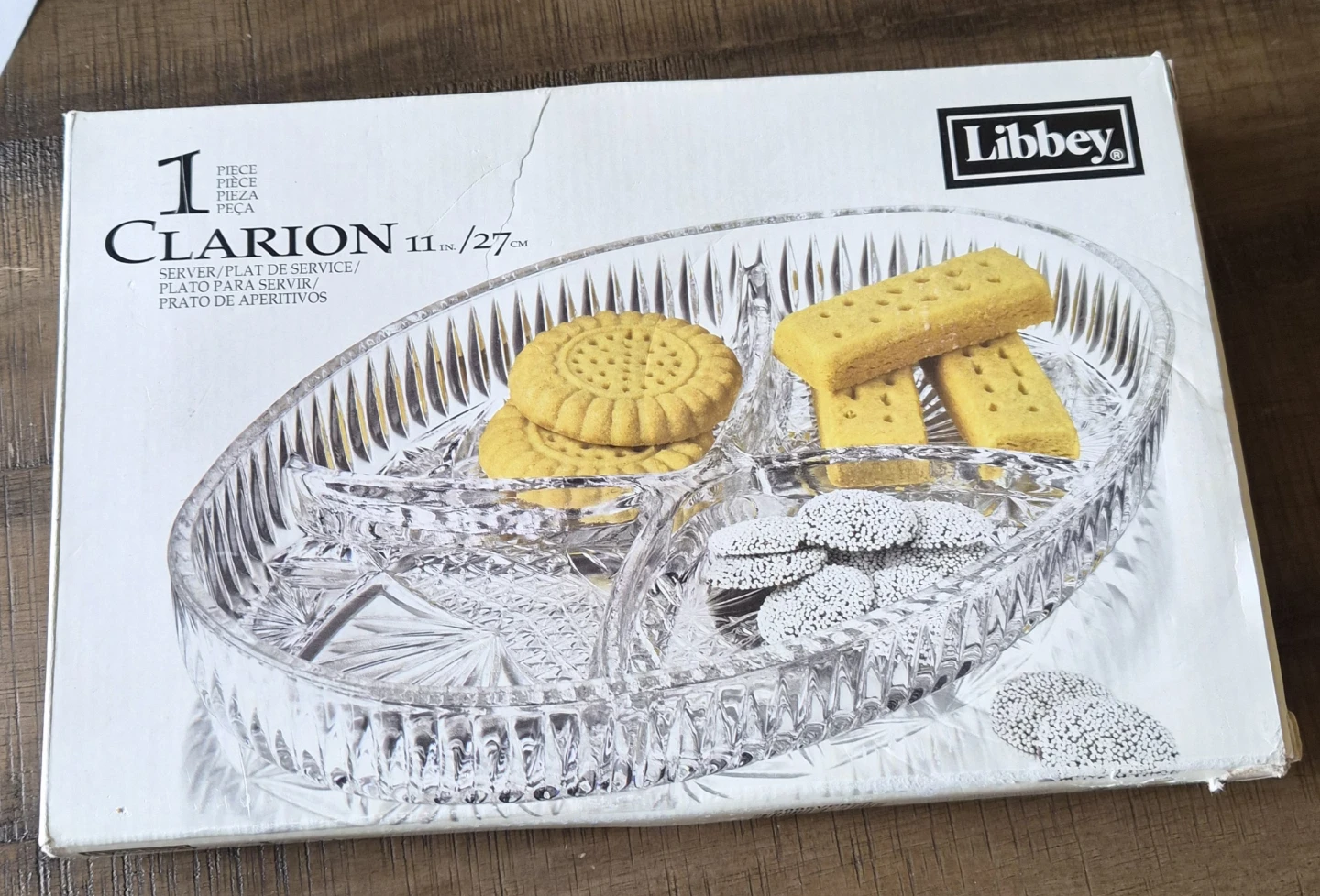 Libbey Clarion 11-inch Divided Serving Dish