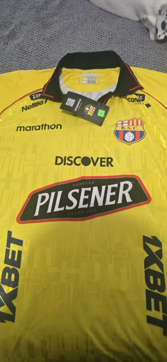 B.S.C. Marathon Yellow Soccer Jersey