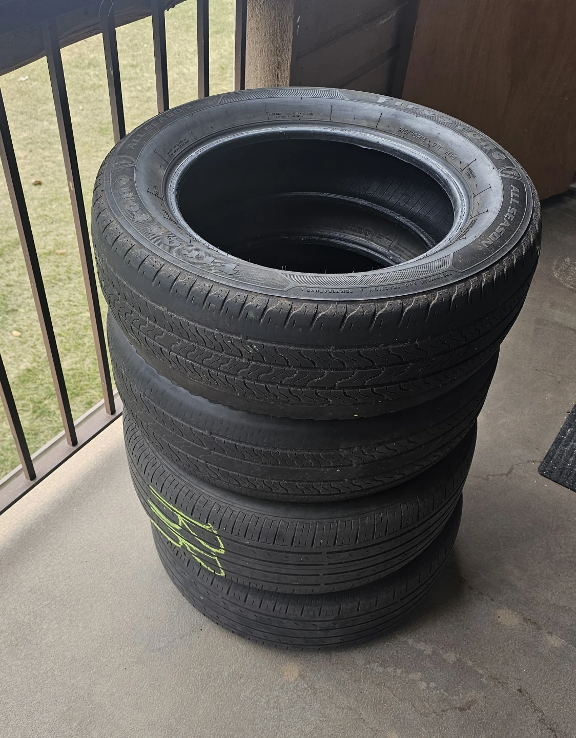 2 Firestone & Hankook Optimo H426 Tires P215/60R16 (Set of 4)
