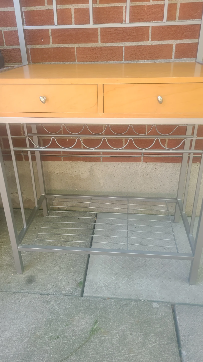 Baker's Rack with Drawers and Wine Rack - photo 3