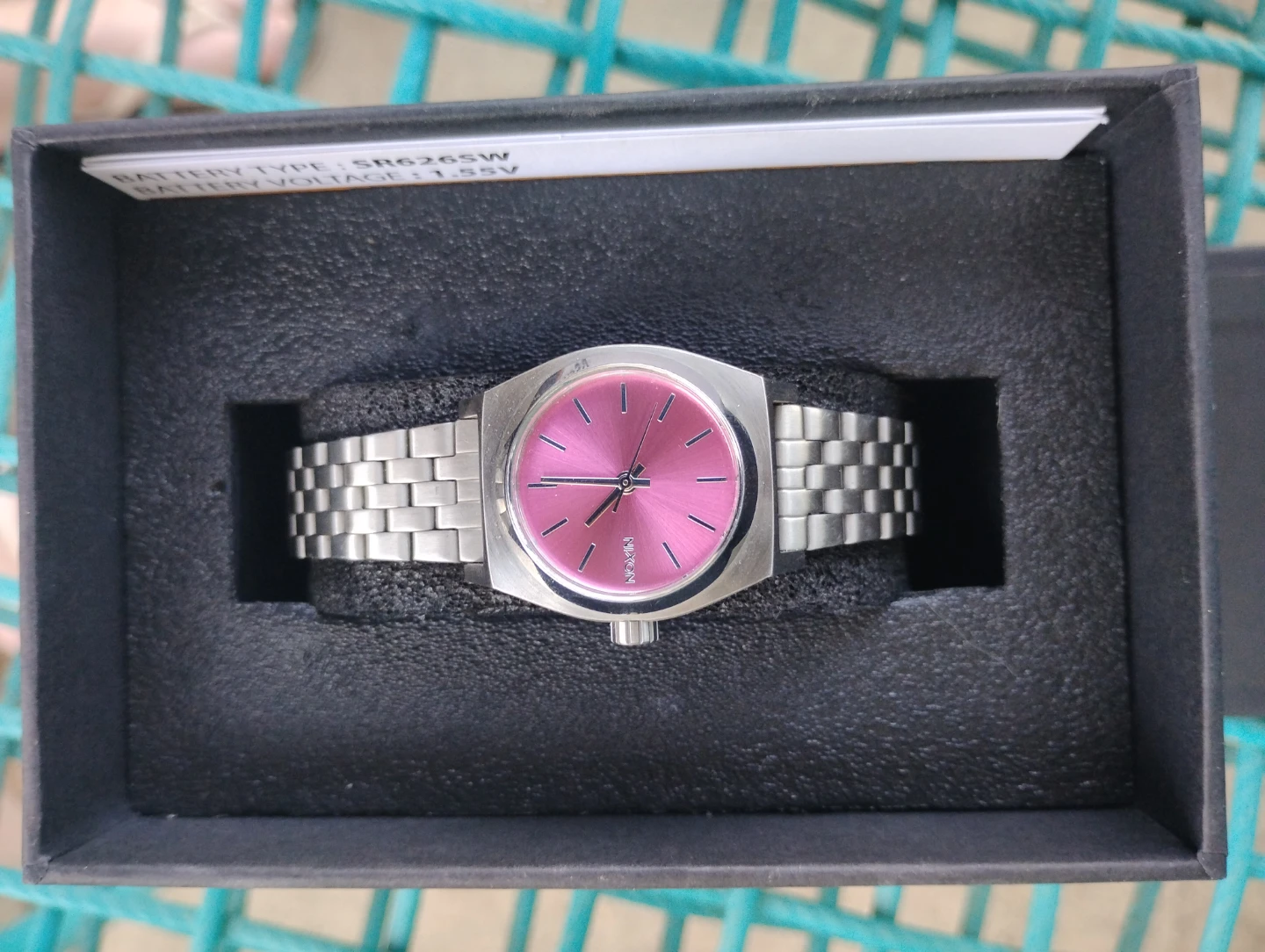 Nixon Watch with Pink Face