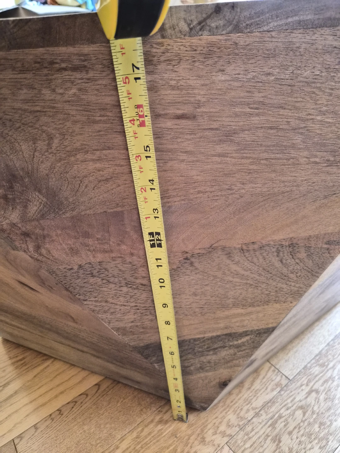 Wood Geometric Coffee Table - photo 5