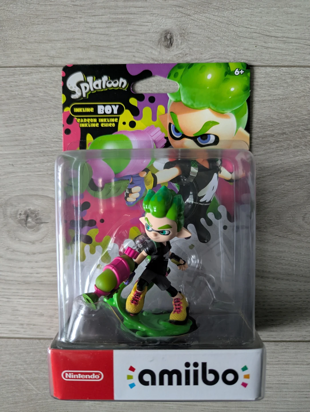 Nintendo Amiibo Splatoon Green Inkling Boy