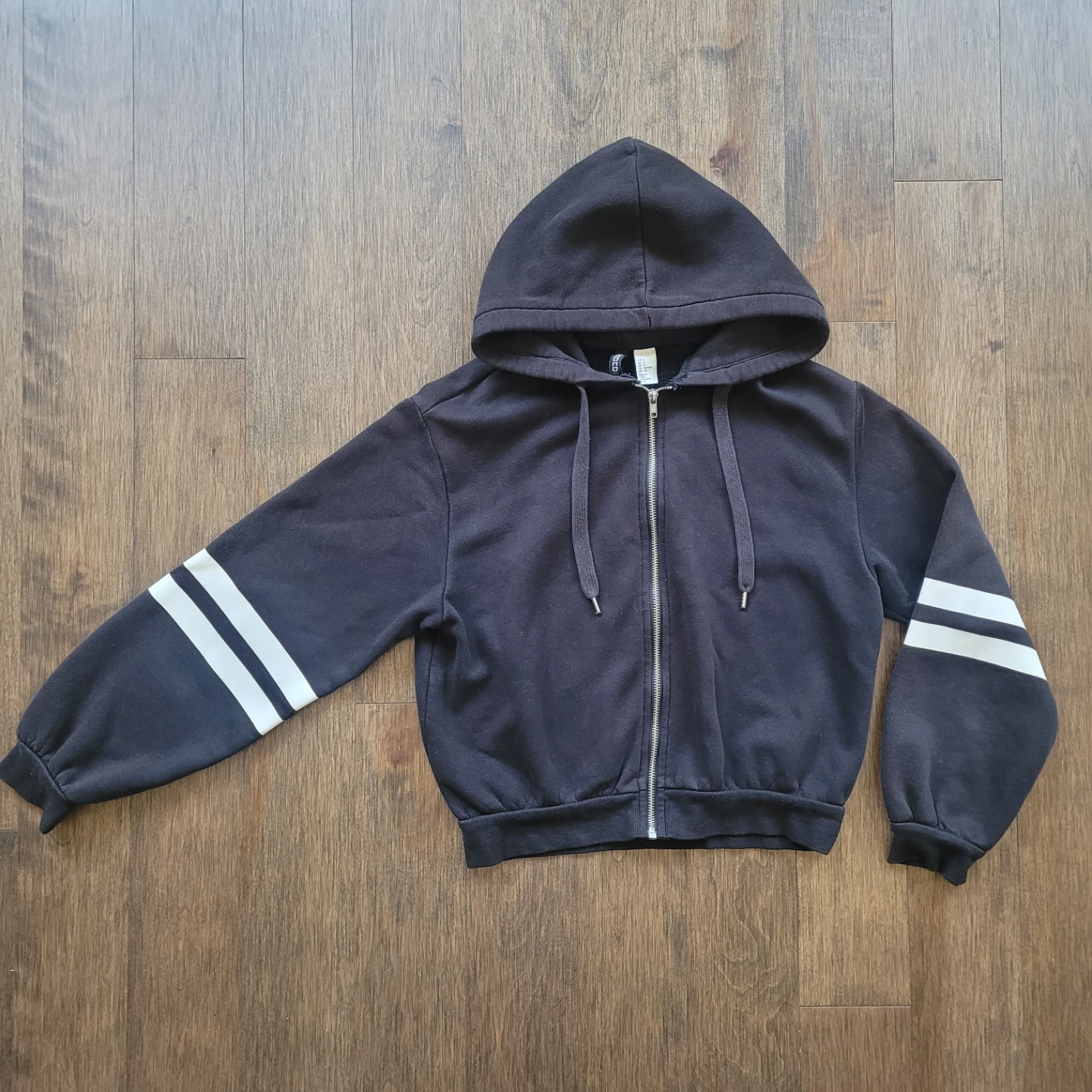 H&M Cropped Zip-Up Hoodie
