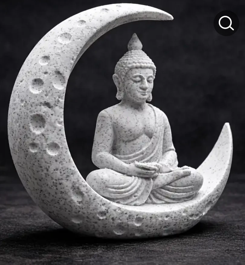 Buddha Moon Crescent Statue