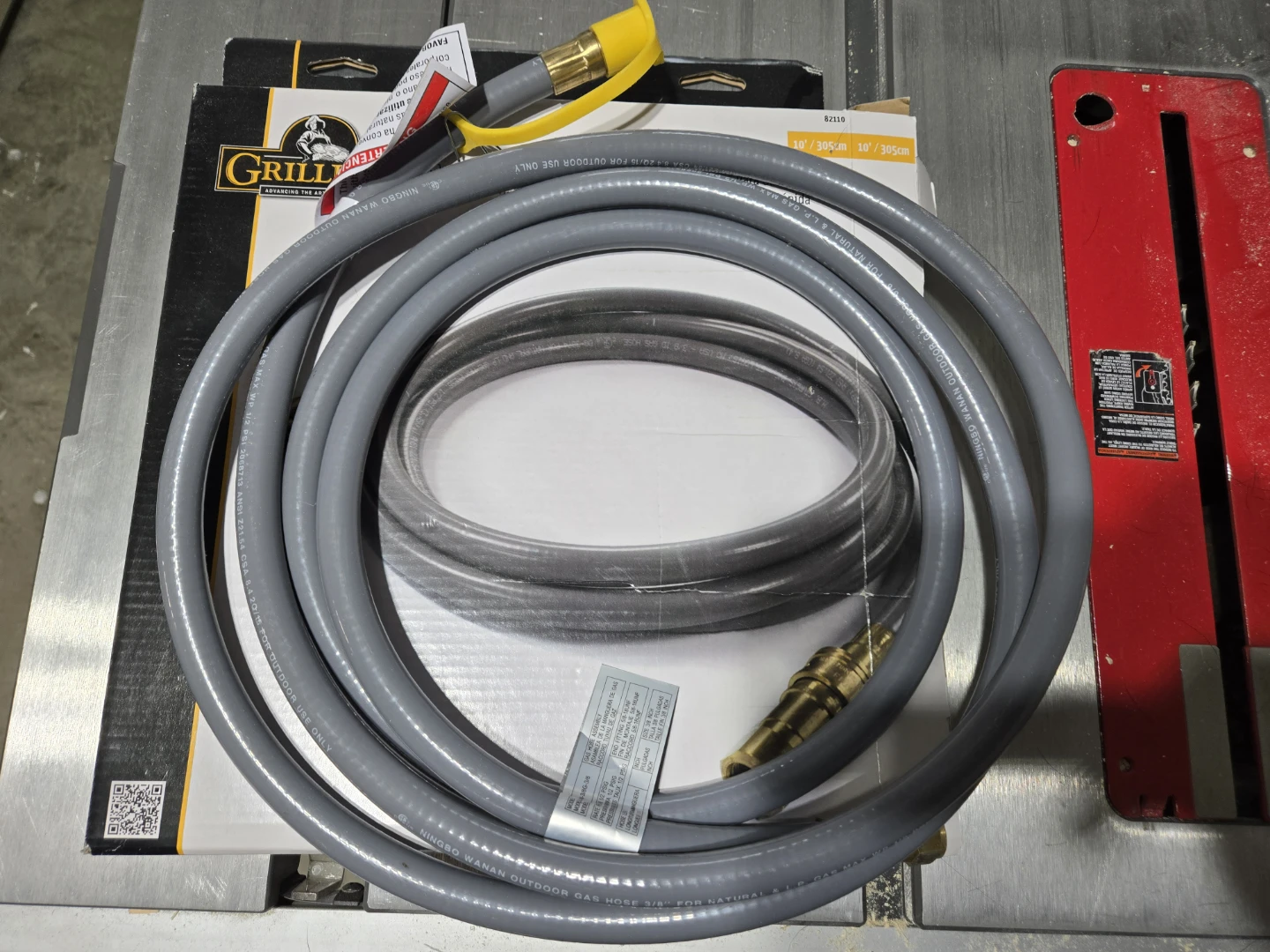 GrillPro Quick Disconnect Natural Gas Hose 10 ft - photo 3