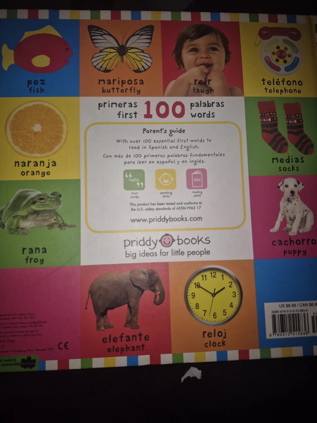 Spanish-English Bilingual Board Book
