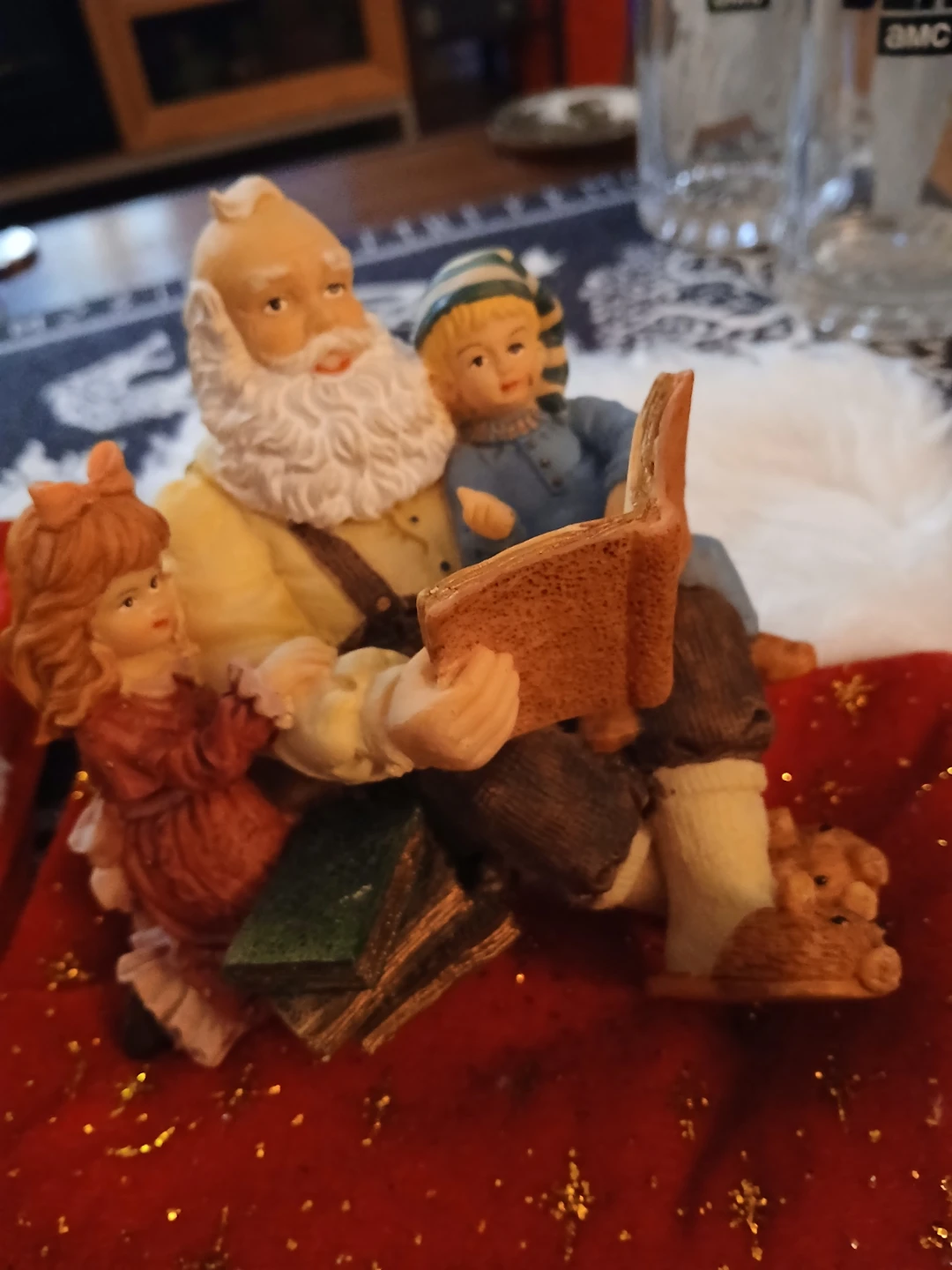 2 vintage Santa clause stocking holders - photo 4