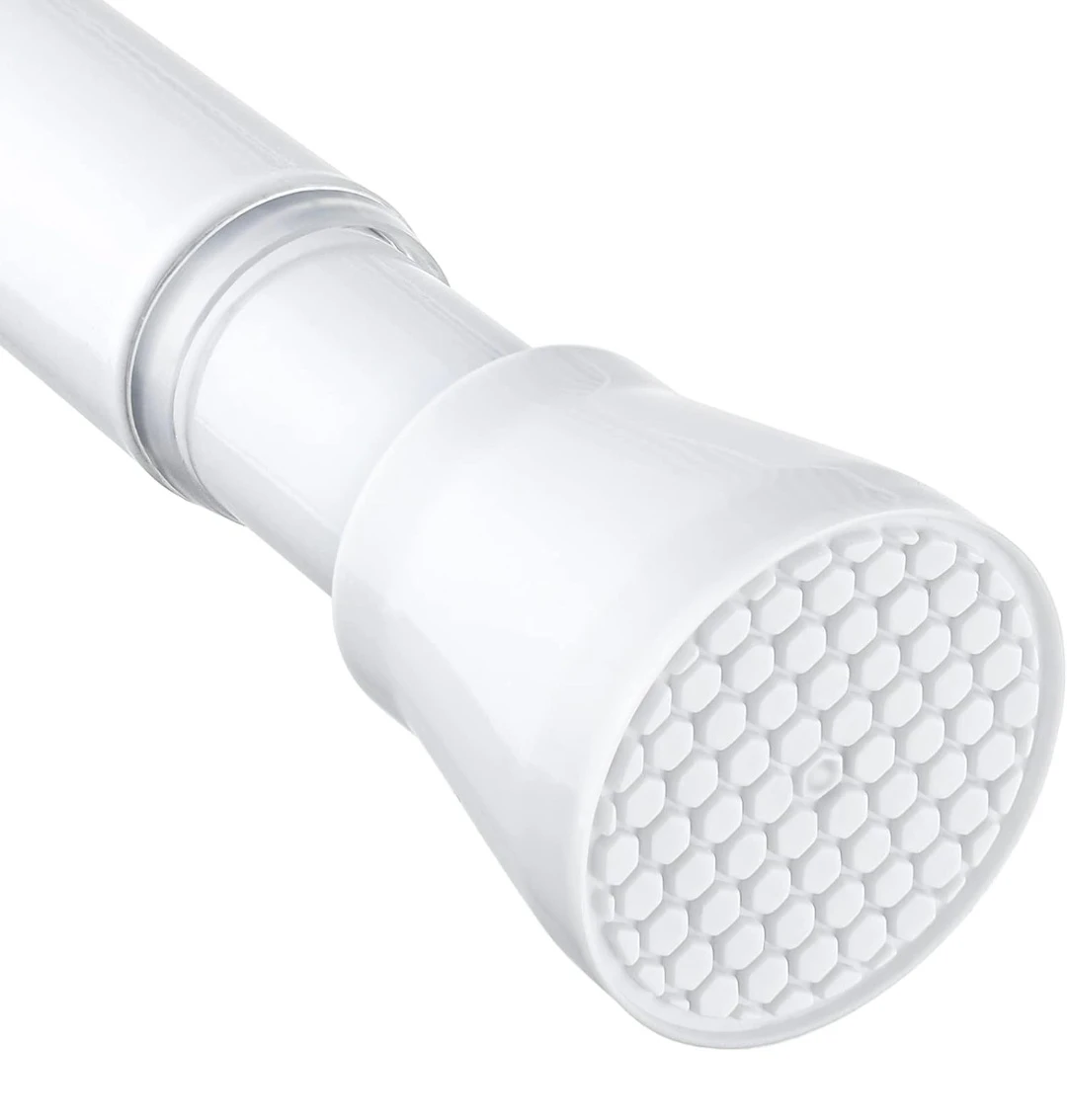White Tension Curtain Rod 28"-48" Adjustable - photo 2