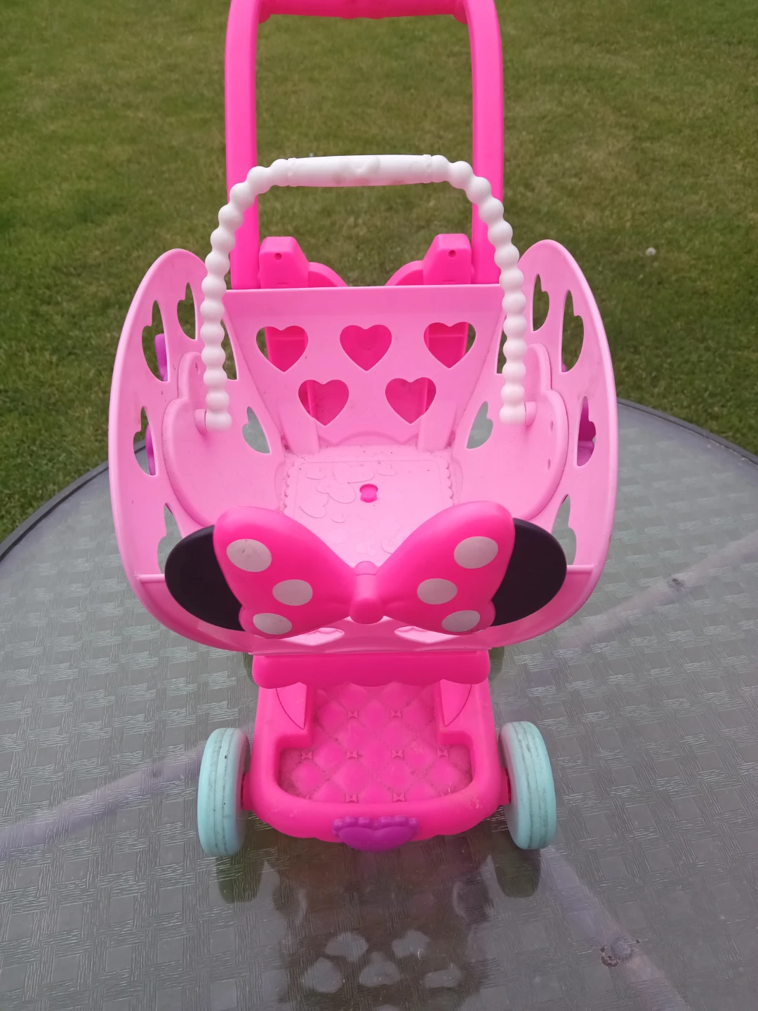 Pink Minnie Mouse Toy Shopping Cart - photo 5