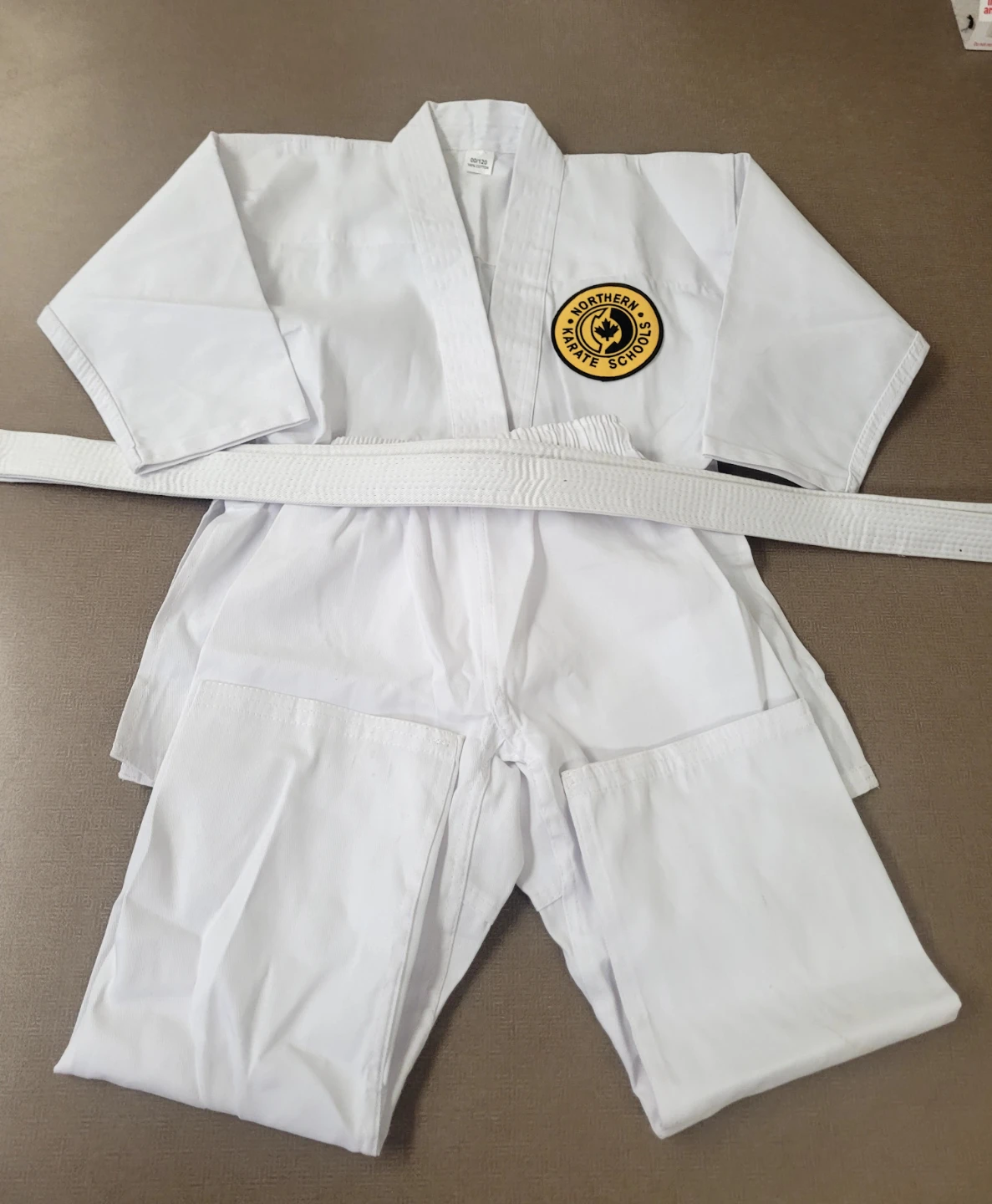 Karate Gi Uniform White Belt Size 120🥕