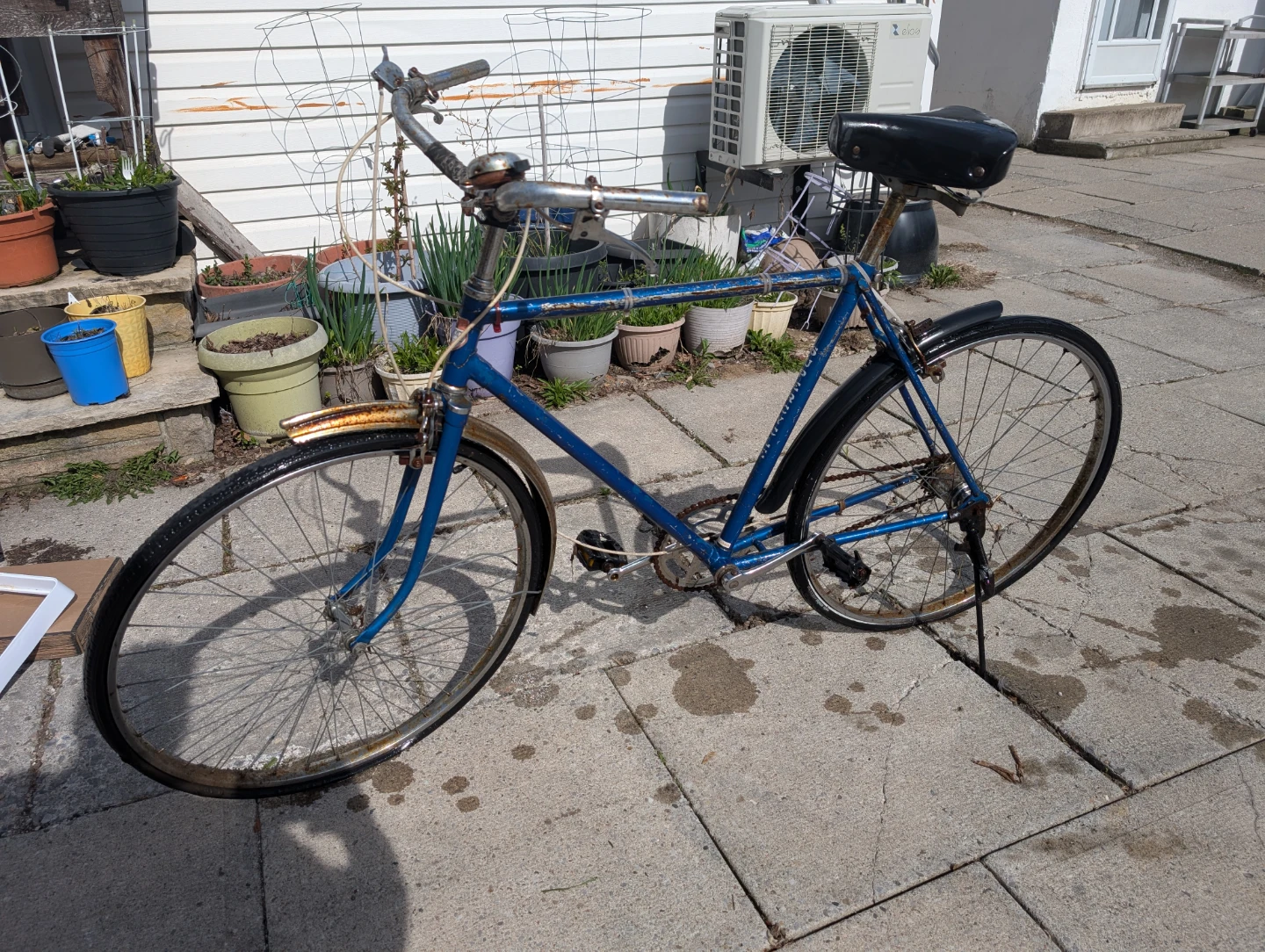 Project bike - Blue Vintage Road Bicycle - photo 3