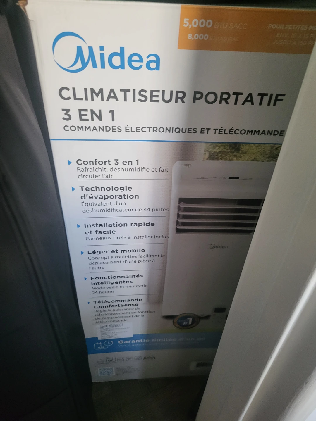 Midea 5000 BTU Portable Air Conditioner - photo 2