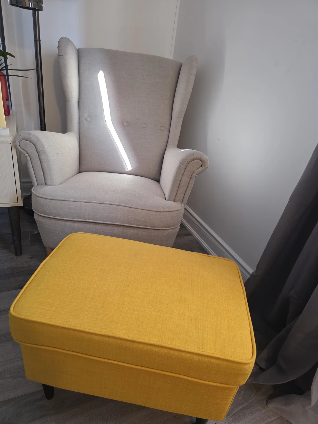 IKEA Strandmon Wingback Armchair in Kelinge Beige - photo 5