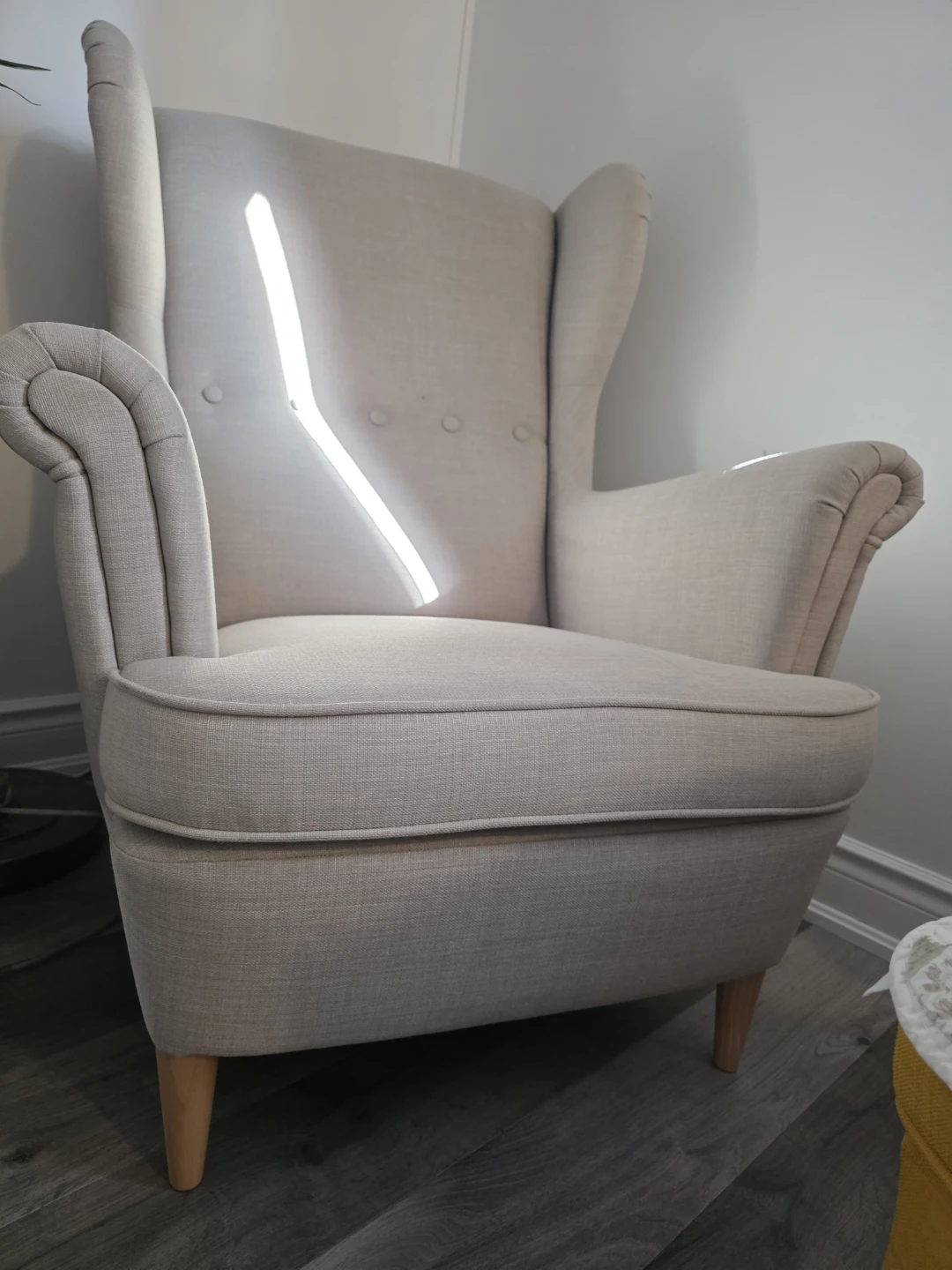 IKEA Strandmon Wingback Armchair in Kelinge Beige - photo 3