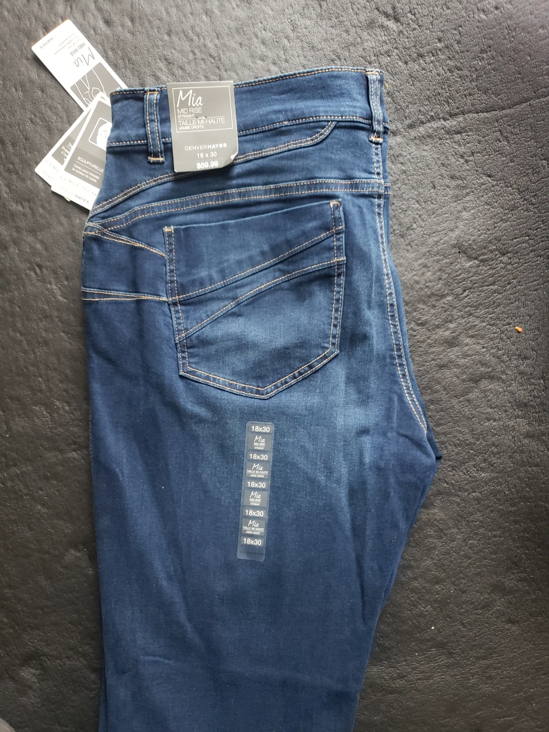 Mid Rise Straight Jeans (women) - photo 3