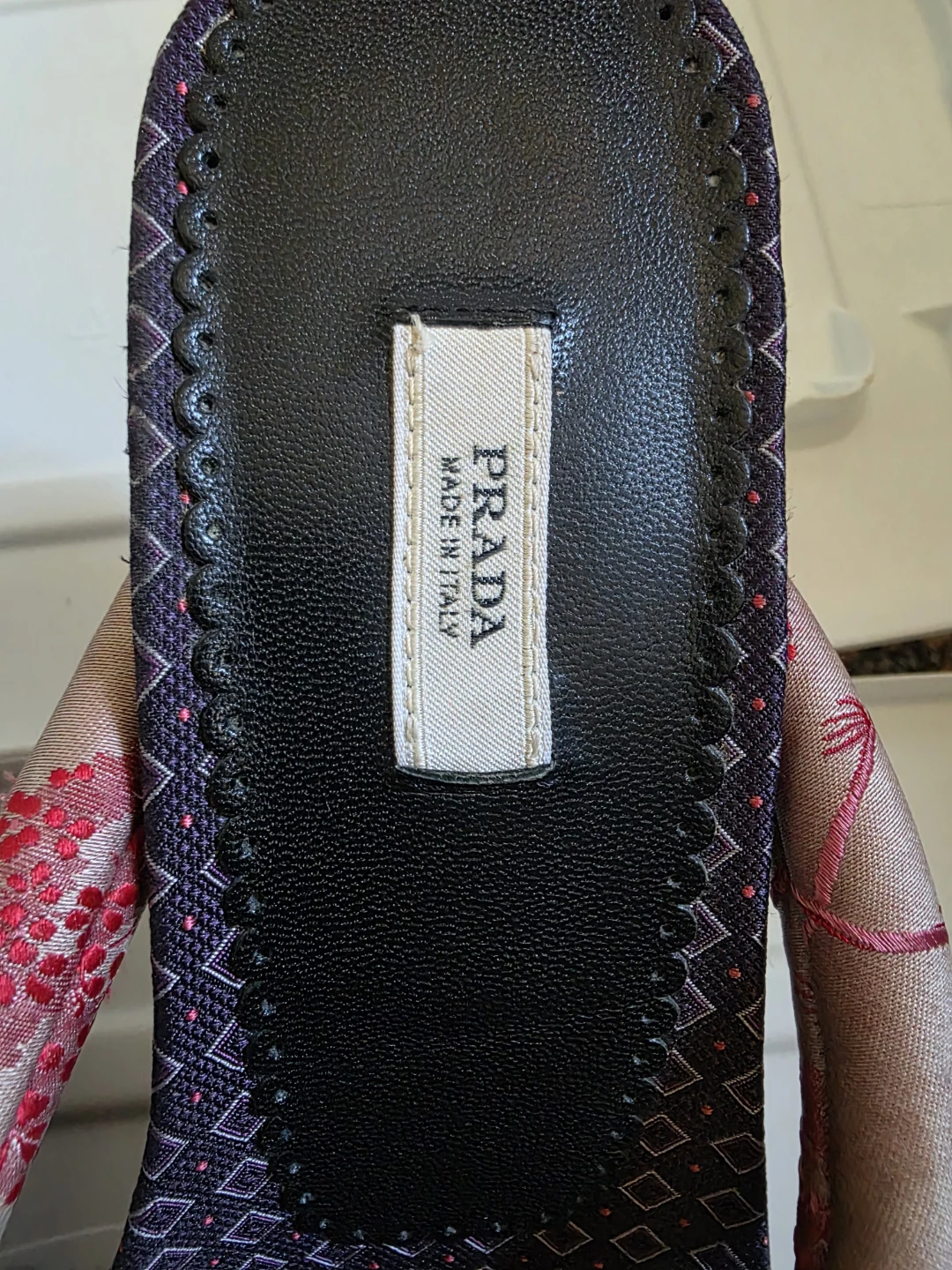 Vintage rare Prada Women's Thong Sandals "Blossom" Satin size 38 - photo 5